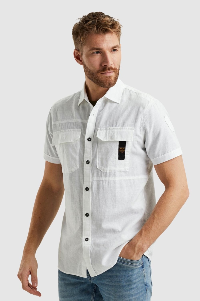 COTTON AND LINEN SHIRT PSIS2405226 7003